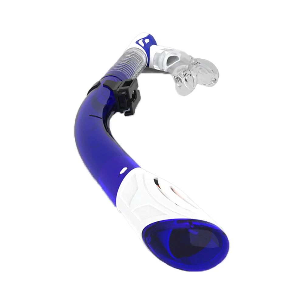 ZLF Professional Silicone Mouthpiece Breathing Tube Fashion Swimming Diving Snorkel Whole-Dry Snorkel for Adult S005