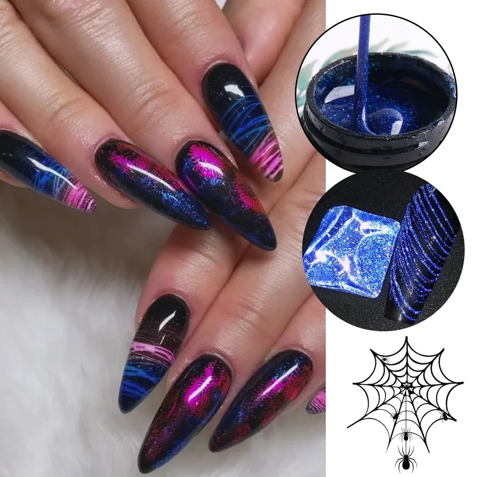 OEM Private Label Nail Art Color Painting Gel Wiredrawing Line Drawing Spider Gel Glue