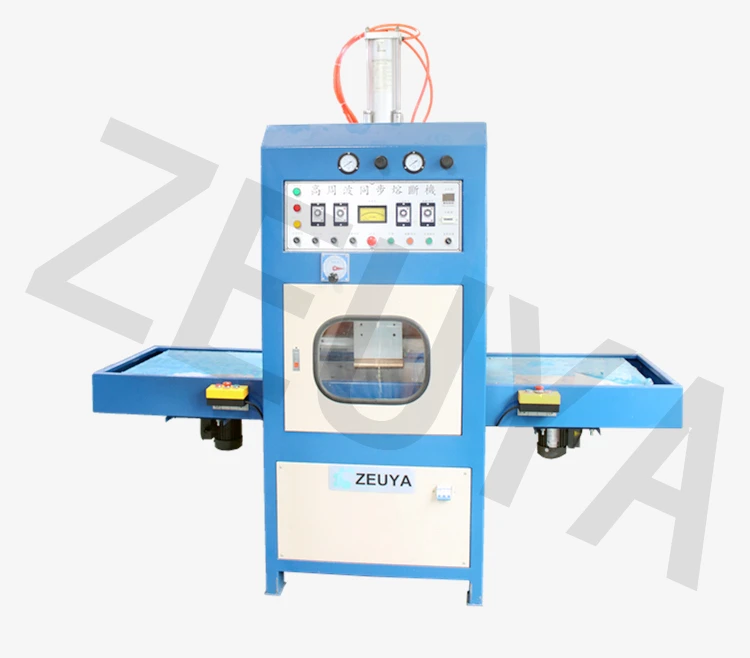 8-10KW Automatic Shuttle Working Station High Frequency Welding and Cutting Machine