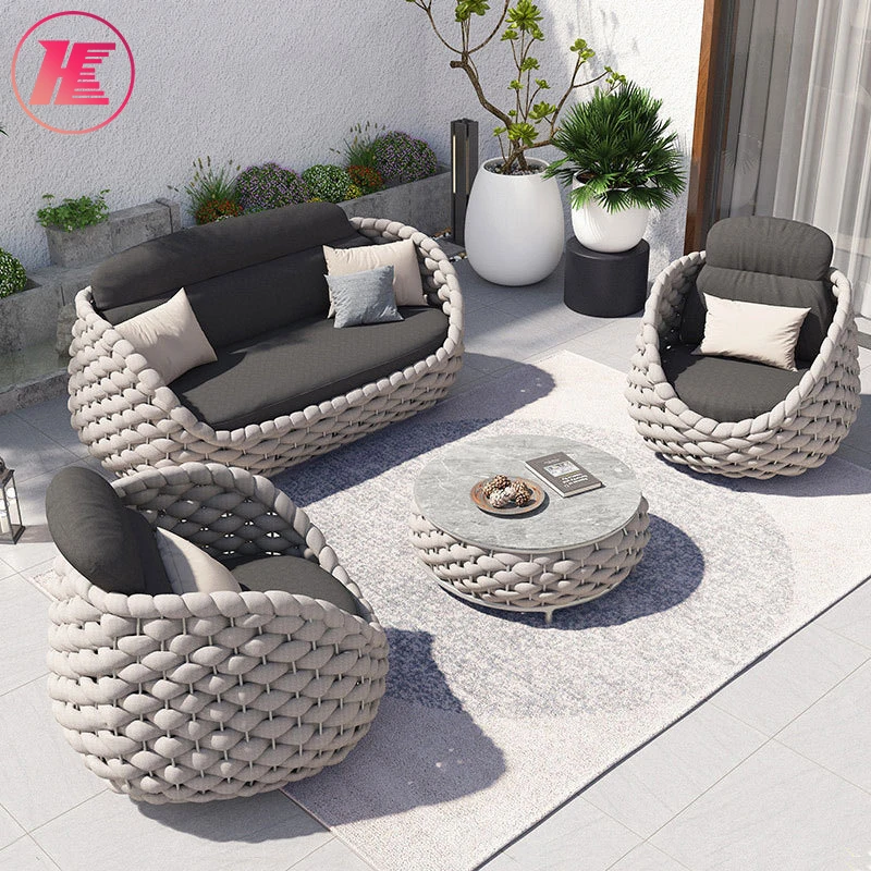 Manufacturer New Sofa Sets Outdoor Fabric Garden Furniture Sofa Outdoor