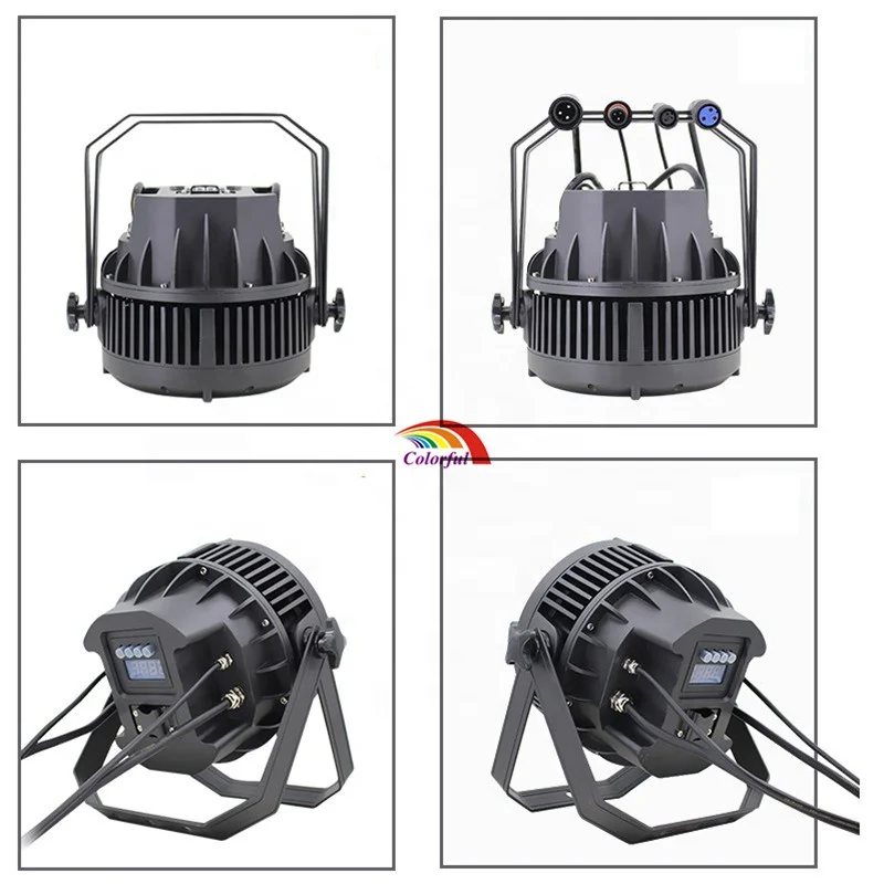 High Quality Outdoor 4X50W Warm White COB LED Par Light With DMX512 Control