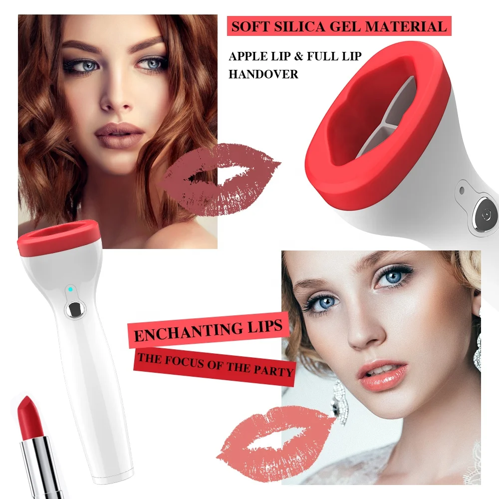 New trends Sexy Full Lip Enhancer Massage Beauty Cosmetic Tool Plastic Beep Lip Artifact Electric Lip Plumper