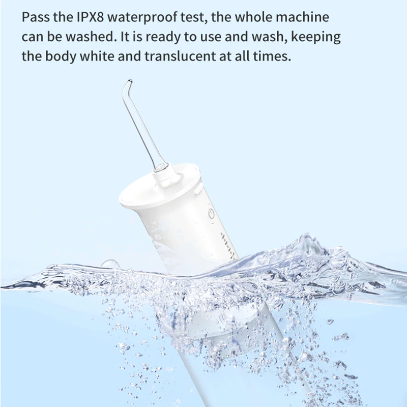 5 режимов IPX8 Электрическая Зубная очиститель перезаряжаемые ирригатор для полости рта беспроводные нить для чиски полости рта
