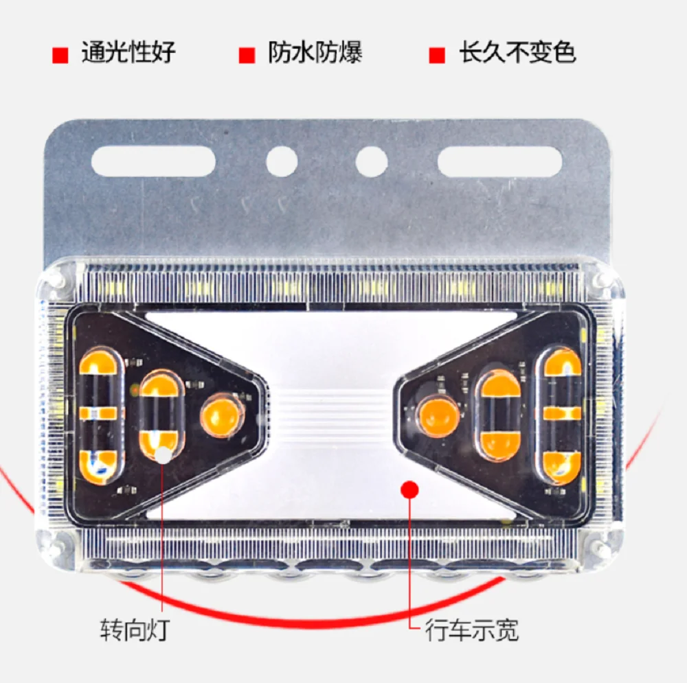 lampu rotary truck truck light 12v led side marker light