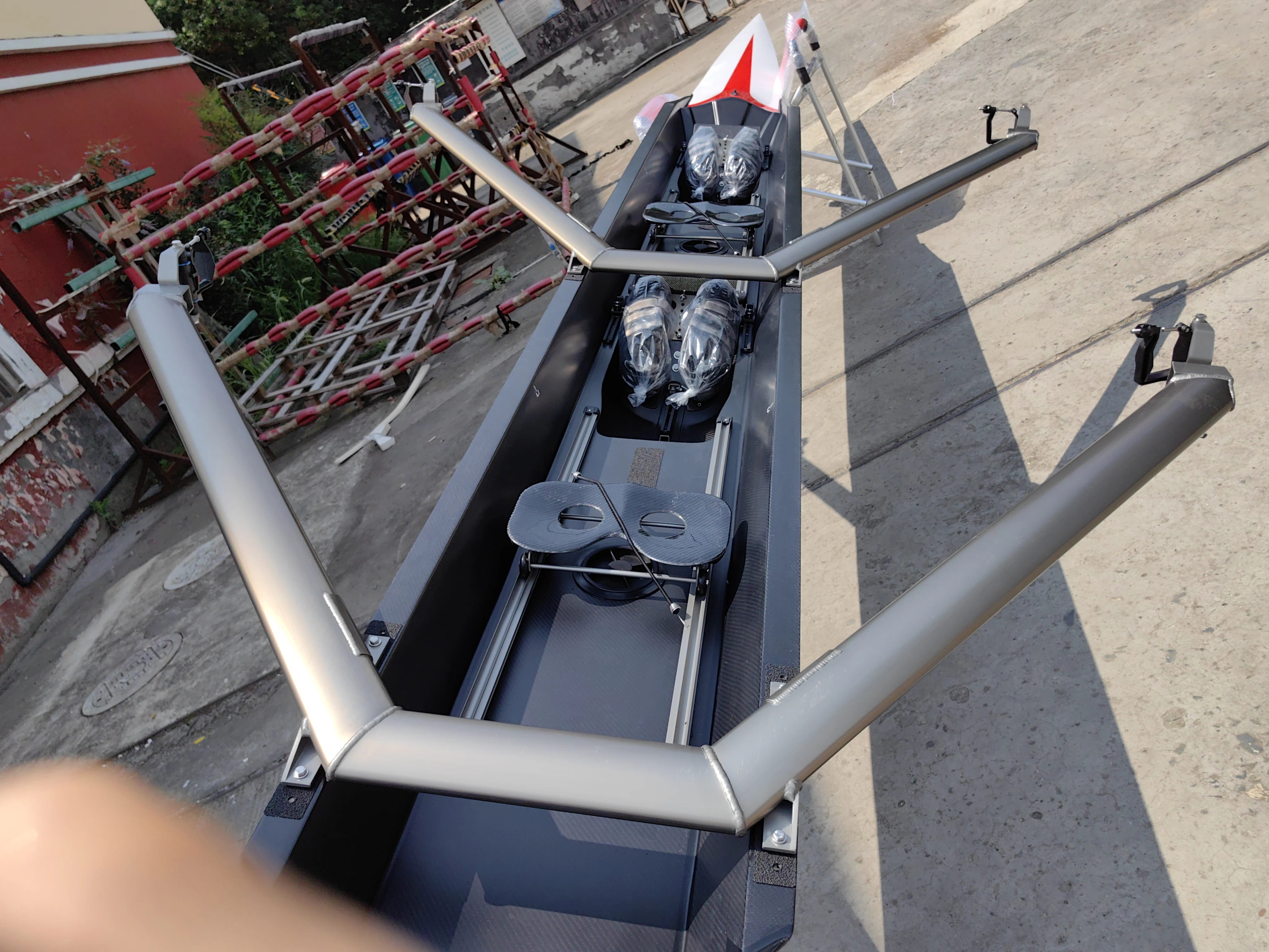 2023 New Customizable Color Carbon fiber competitor rowing boat 2X