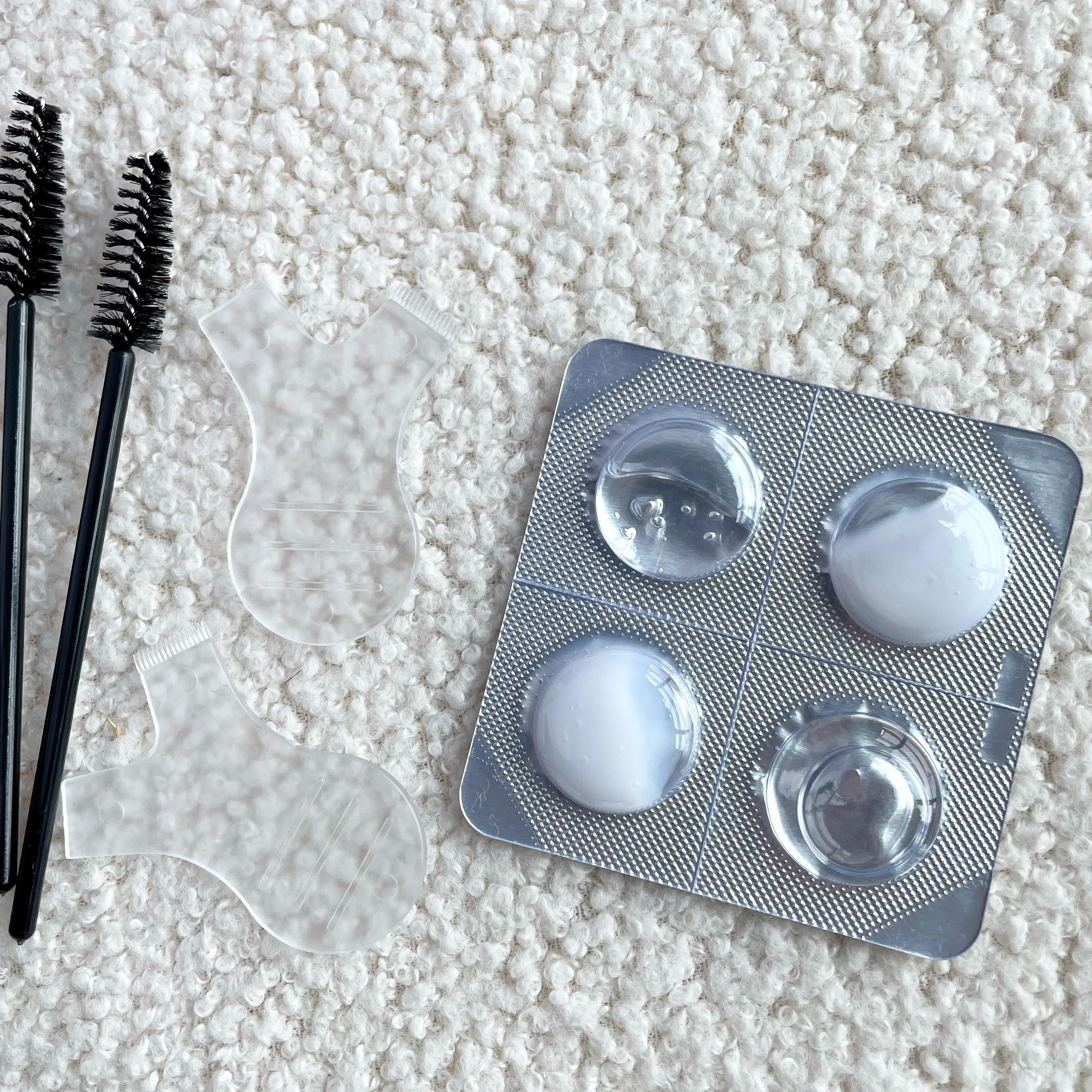 Private logo Cysteamine HCL personal care brow lift kit with tool blister lash perming and brow lamination mini kit