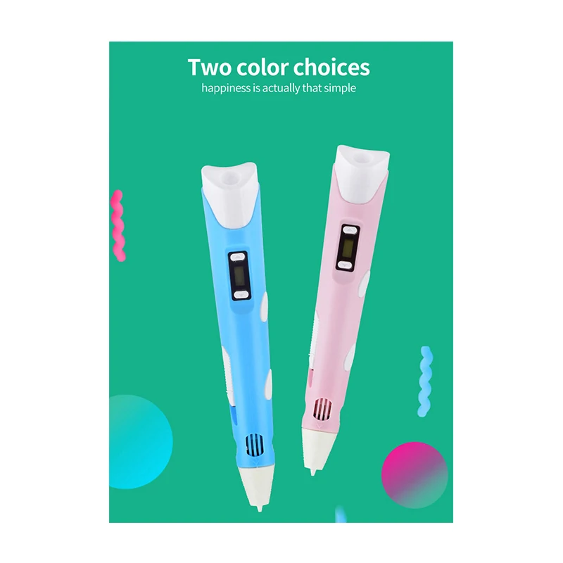 2022 newest student gift ce rohs approved 3d printer pen  professional printing pen  kids educational learning toys