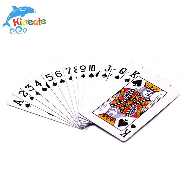 Card Game Manufacturer Custom Blue Paper Playing Cards Printing With Logo