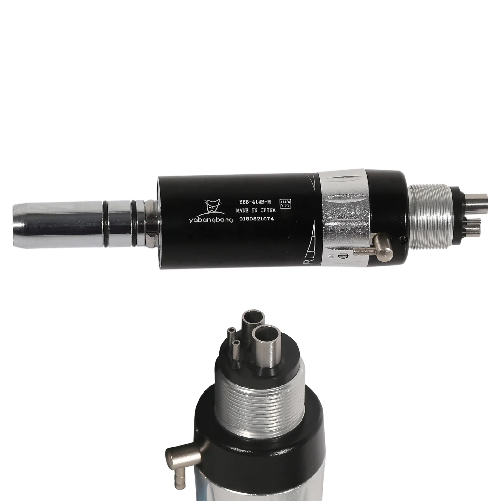 Hot Sale! NSK Style Dental 1:1 E-type External Spray Air Motor 4 Holes Slow/Low Speed Handpiece Black