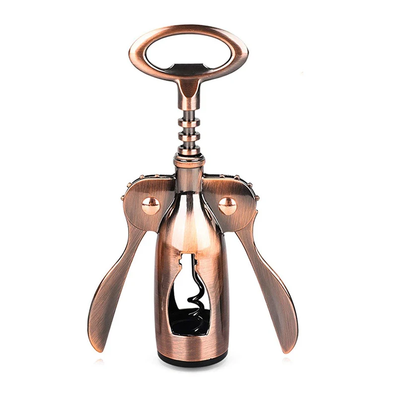 Bronze Color Reasonable Price Wing Corkscrew Wine Bottle Opener