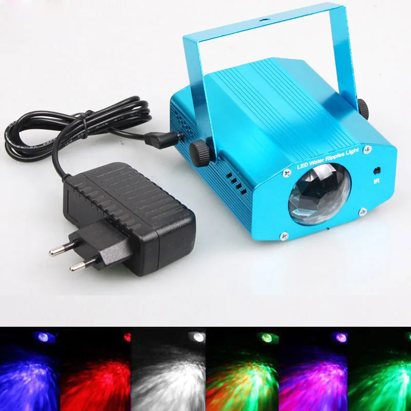 RGB LED stage light Aluminium Remote control Stage Lights Ripple display mini Laser Projector lamps  productos para navidad 2020