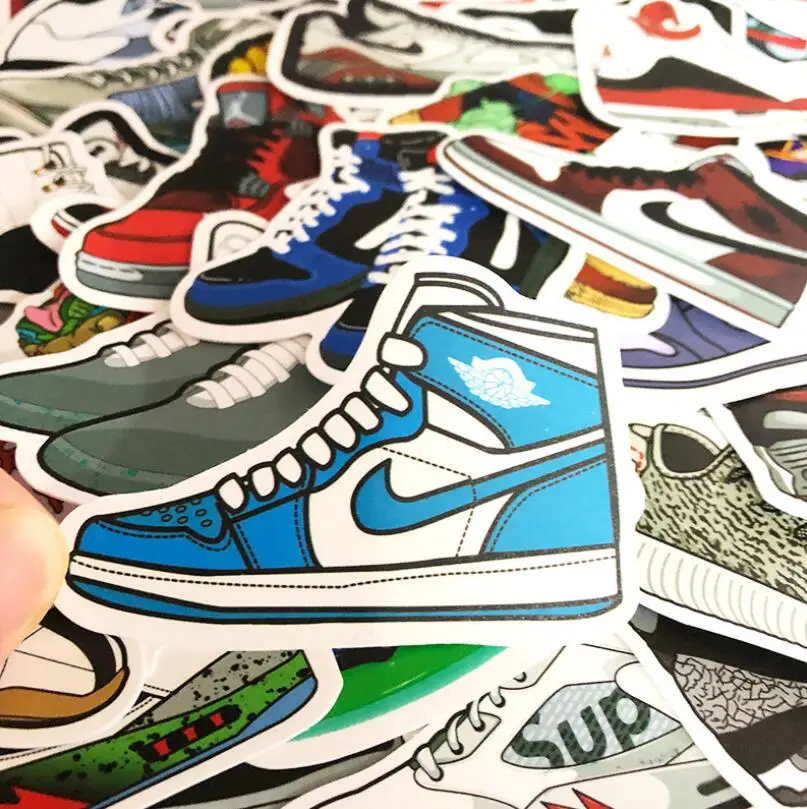 
ZY0092C 50/PCS Do not repeat tide brand sneakers stickers laptop skateboard guitar mobile phone doodle stickers 