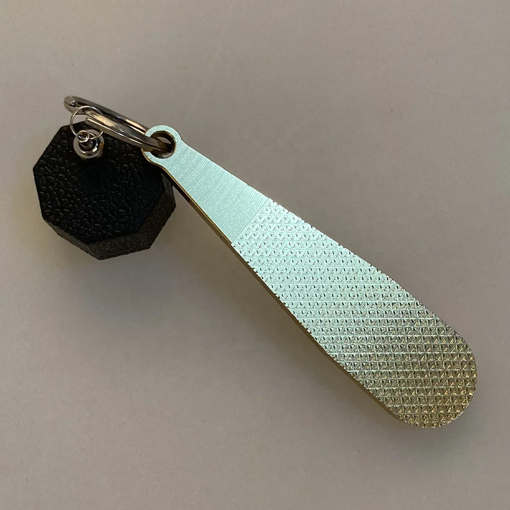 billiard chalk holder with golden aluminum cue tip sander