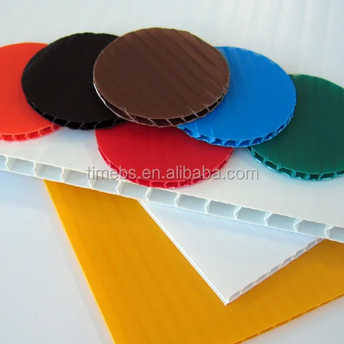 2mm-12mm water-proof corrugated cardboard plastic sheet