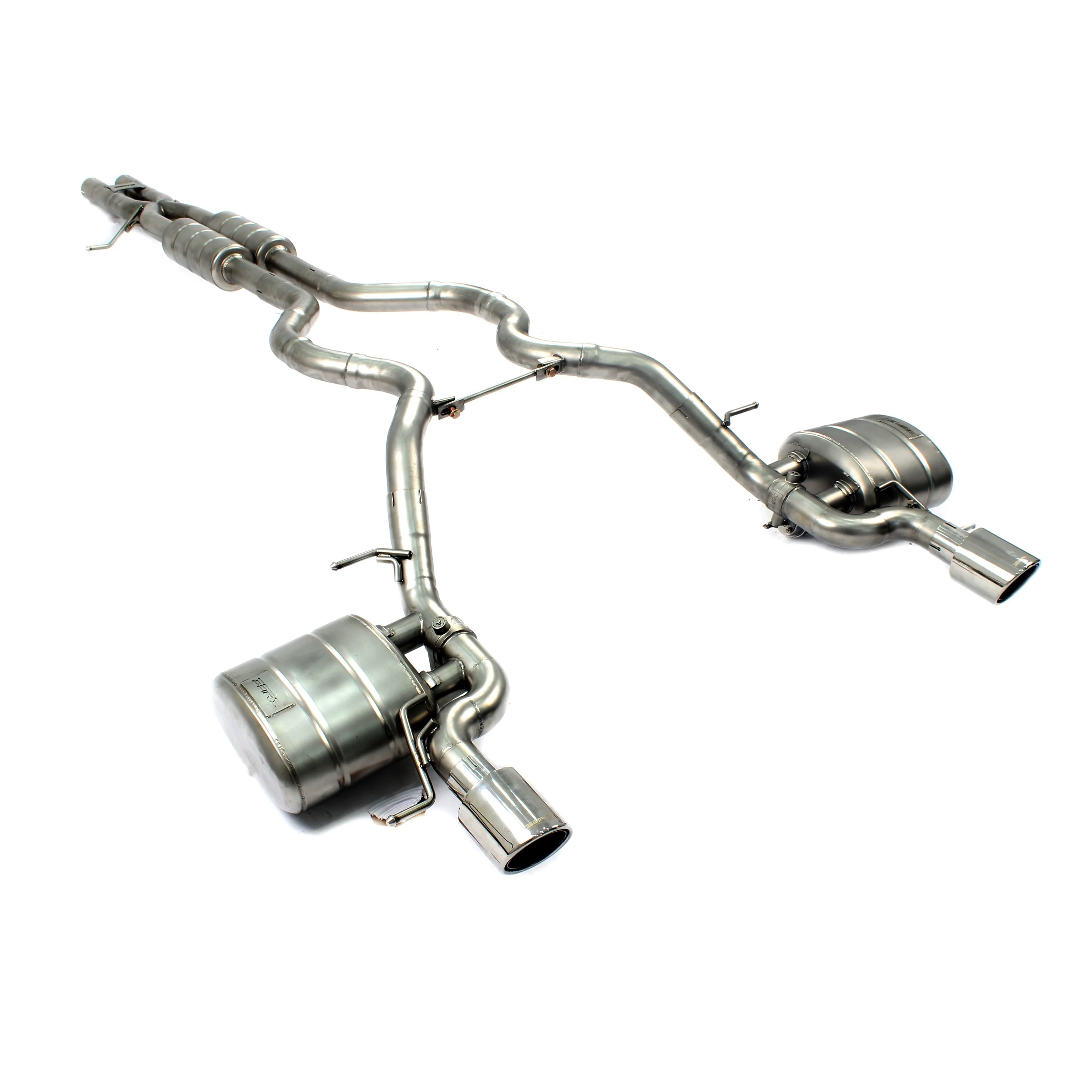 Car exhaust pipe for 2017-up Range Rover Velar 3.0T stainless steel catback exhaust muffler with valve