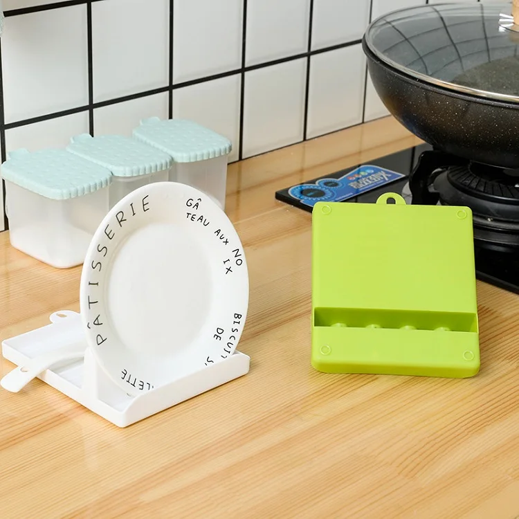 Kitchen gadgets holder non-slip heat resistant pot clip kitchen utensil spoon holder rest