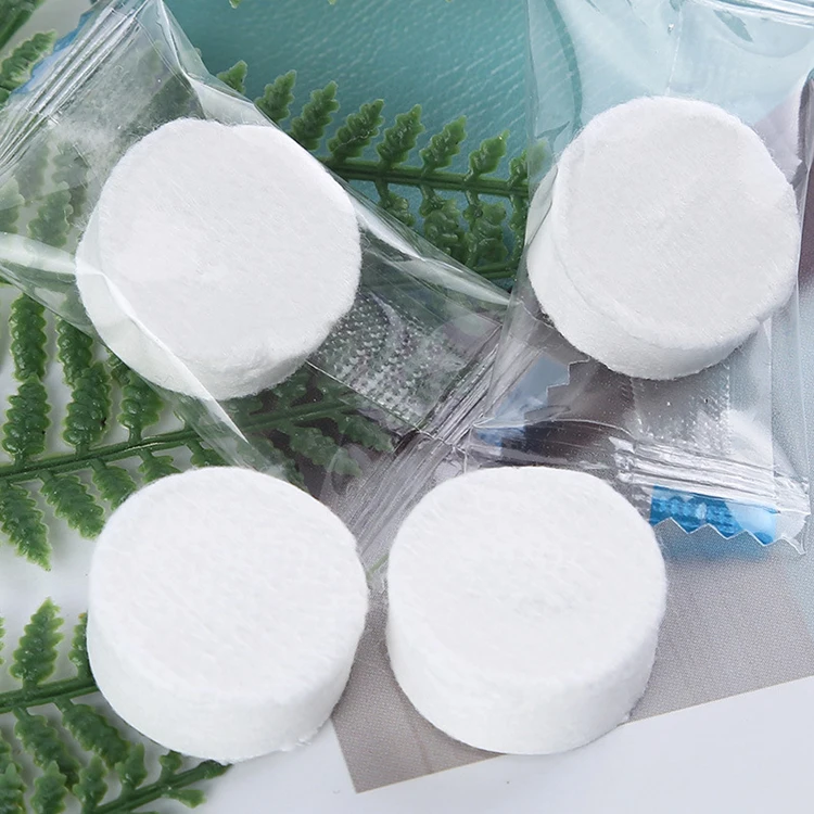 TSD00201 Wholesale Customized Print Design Mini Bag Magic 100% Cotton Face Hand Bath Disposable Compressed Towels