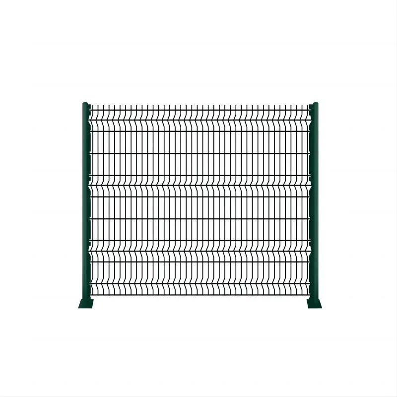 Factory direct sale 3D Triangular Bending PVC Welded Wire Mesh Fence Galvanized Steel Metal farm fence