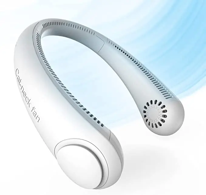 Handfan  Hands Free Portable Electric Rechargeable Bladeless Mini Personal Neck Fan