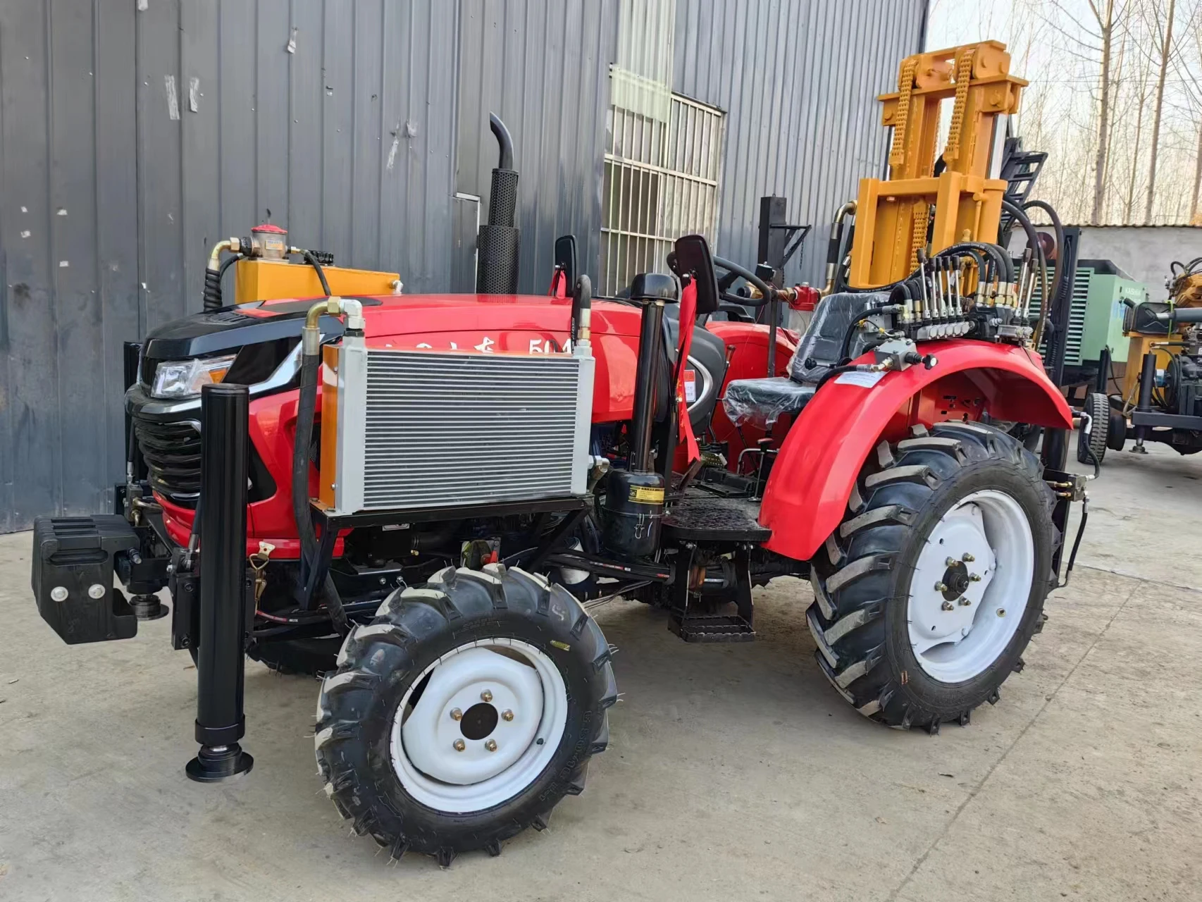 NKS220 tractor mounted rotary drilling rig automatic hydraulic drilling machine for sale