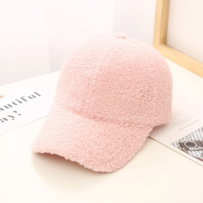 Wholesale Newest Sports Baseball Cap Winter Fleece Modern Warm Baseball Cap For Men Women