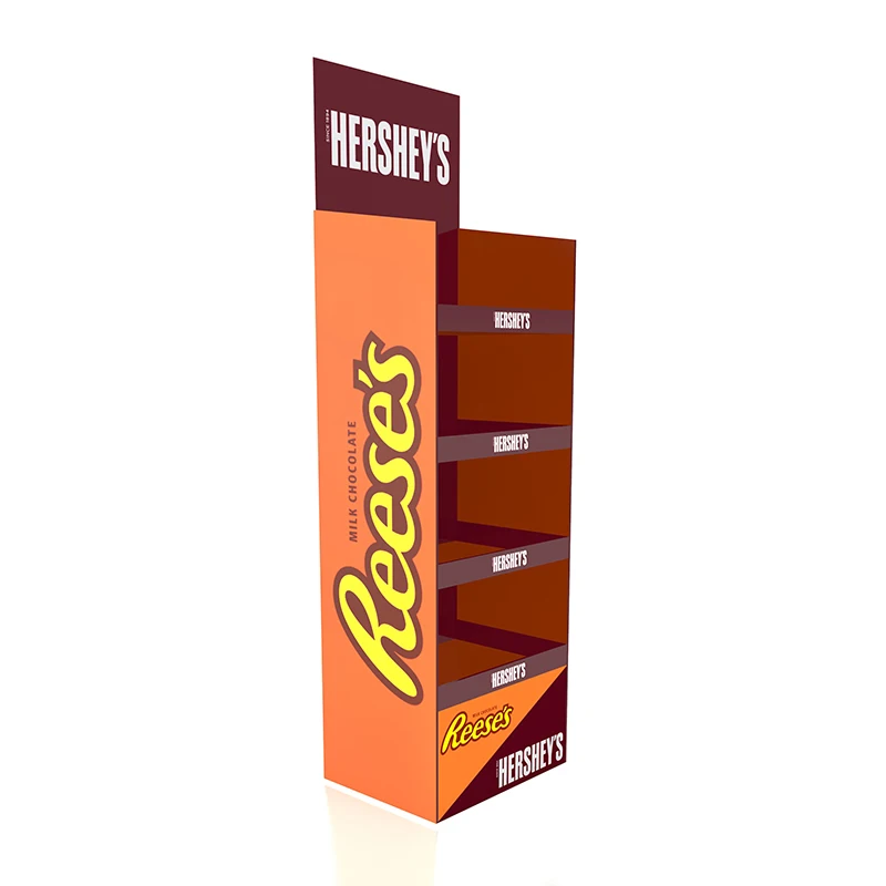 Custom Retail Store Paper Display Racks Promotion Free Standing Pos Floor Corrugated Stand Cardboard Funko Pop Display