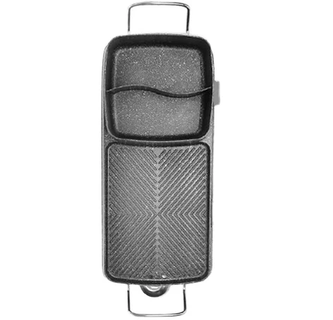 electric griddle with hot pot