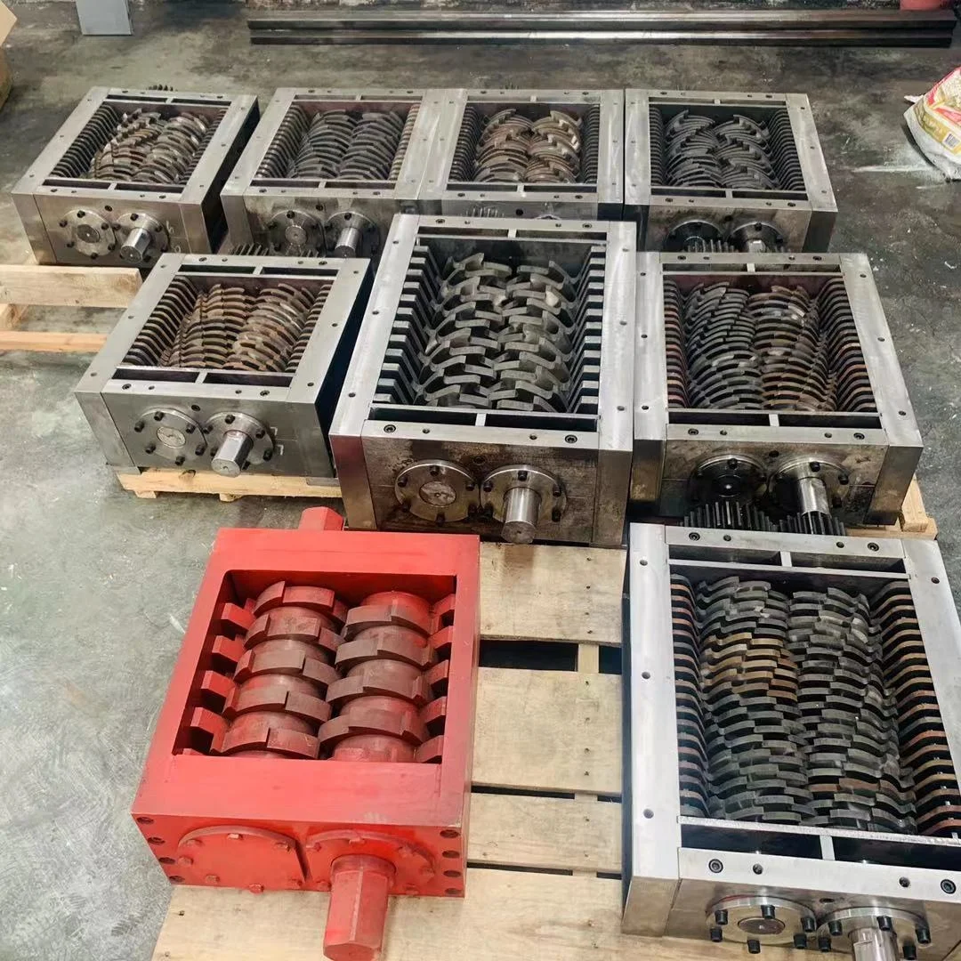 Dete Industrial 300-1200 model plastic waste wood/metal/rubber/plastic /steel scrap /shredder chamber box case