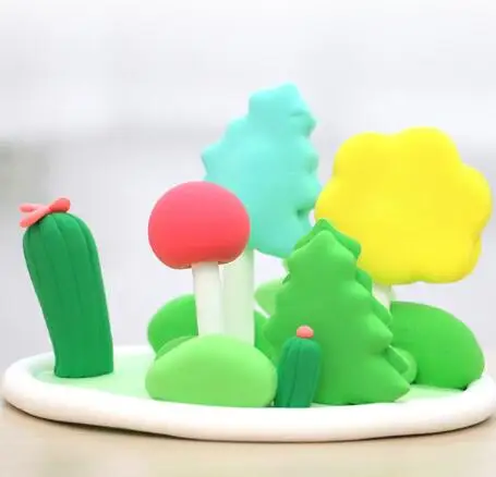 super light 10g 40g air dry foam modelling polymer soft clay kits for flower making