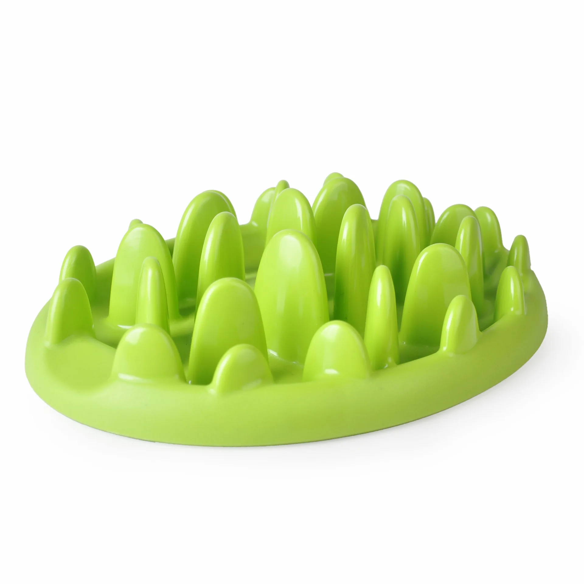 
Pet Plastic Jungle Bowl Small Dog Cat Rice Bowl Anti Choking Slow Food Fun Bowl 