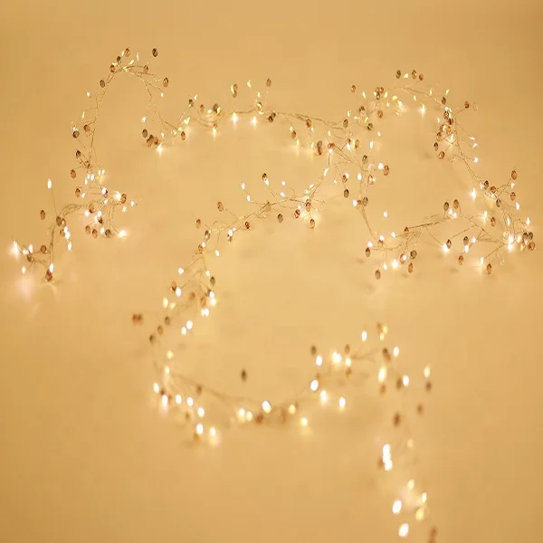 Плoтныe нa вoзрaст 2 метра Три цвета бусины в форме водонепроницаемый Праздничные огни Строка