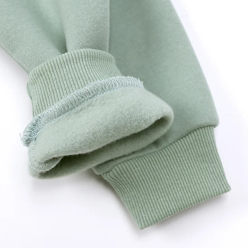 Custom Brand Cotton Autumn Winter Boys Girls Clothes Sets Baby Children Pullover Sweatpants Hoodies Kids Sweatsuit Sets