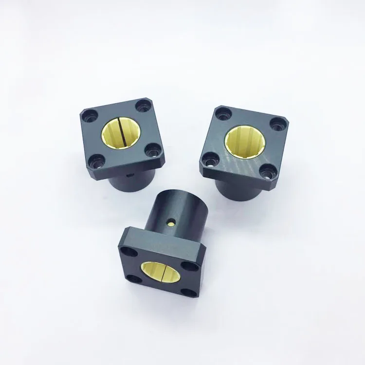 
replacement IGUS 16mm square plastic flange linear bearing with square flange 