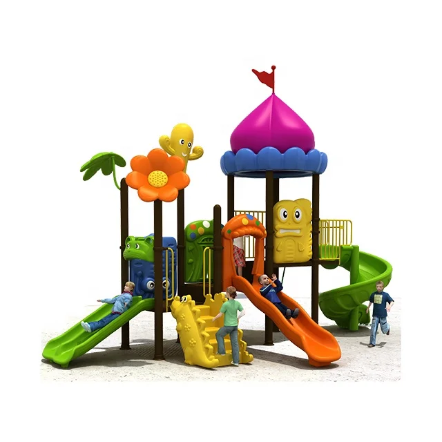 New Kids Outdoor Games Playground Equipment Children Play Amusement Plastic Slide