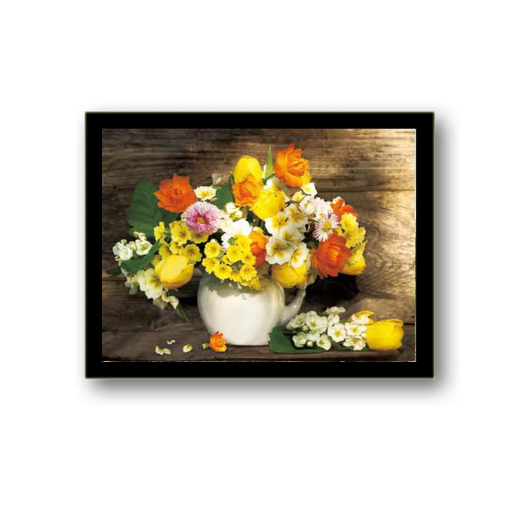 3D wall painting stock designs  PET 40*30cm 5D 3D lenticular picture framed artwork modern pictures for home decoration