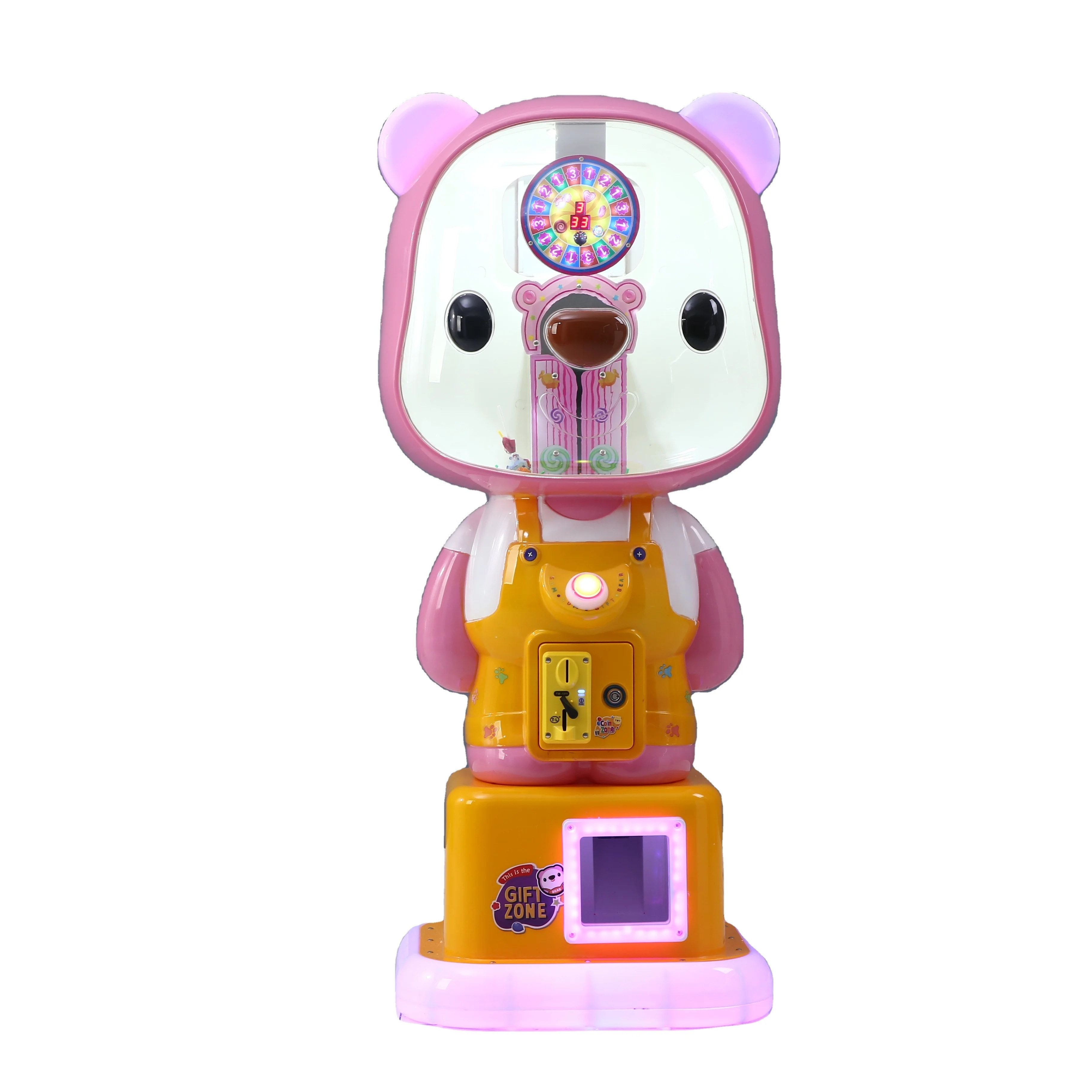 Shopping mall hot sale kids egg twist toy custom cartoon bear egg twist machine coin operated vending machine
