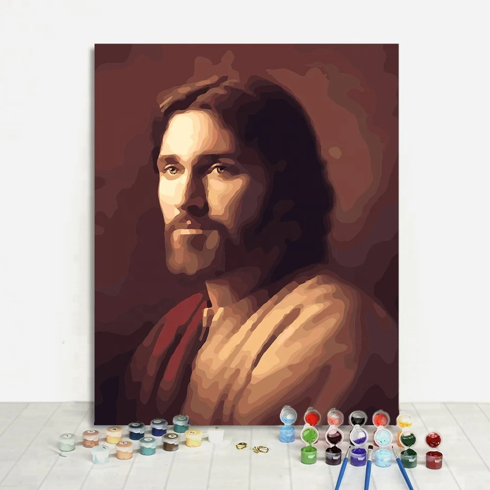 
Jesus Portrait Impression DIY Drawing Handmade Craft Painting By Number 