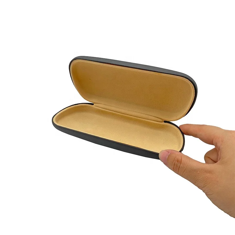 High-end Custom Logo Sunglasses Leather Case Luxury Metal Eyewear Case Box