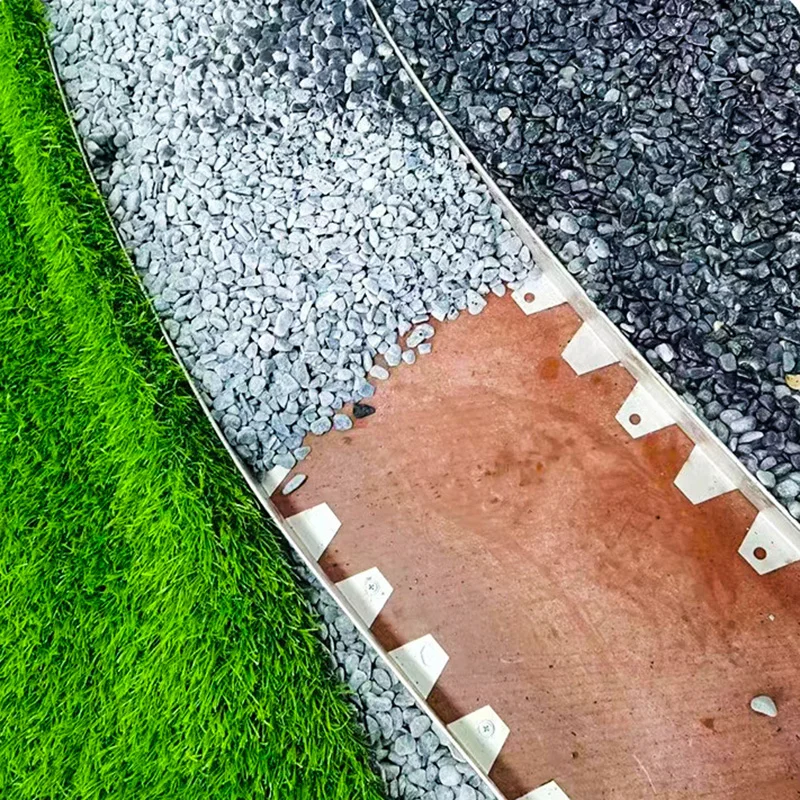 JNZ Wholesale Construction Materials Multi-functional stainless steel garden edge lawn edging garden border edging for garden