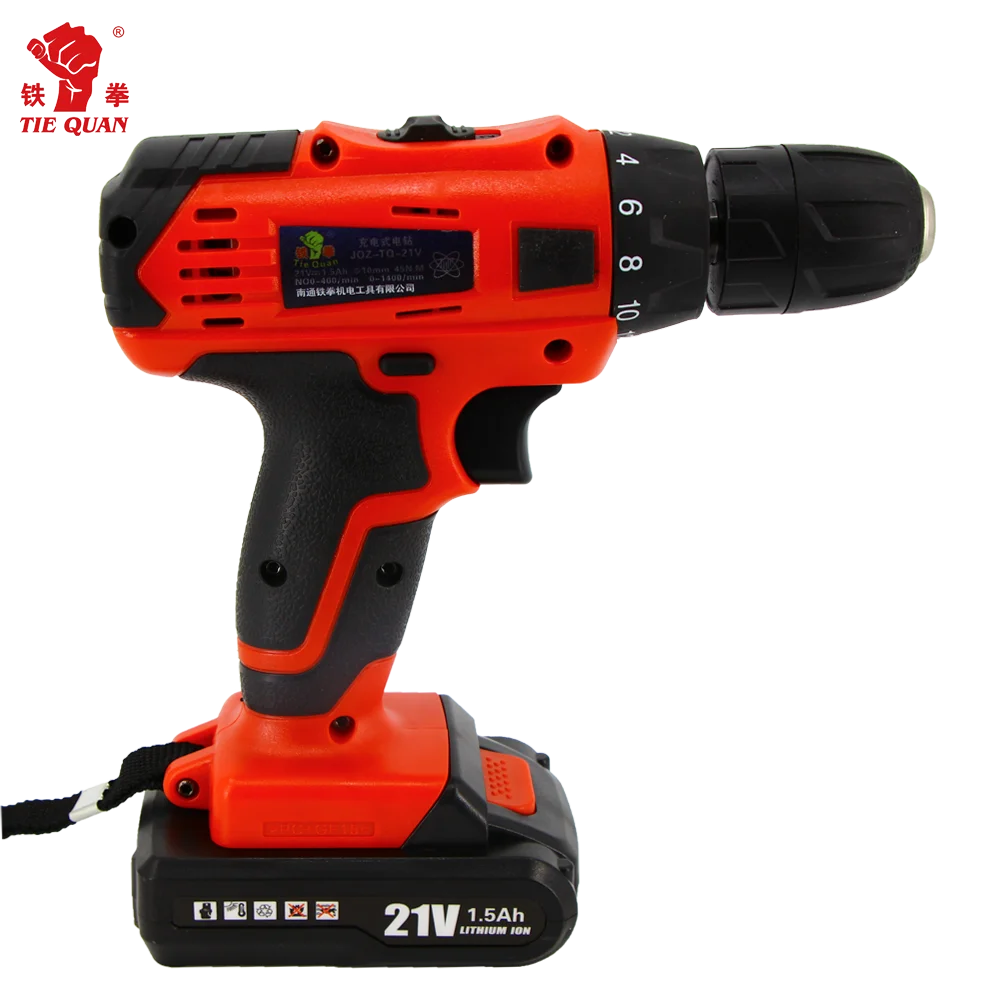 Power Drills Hammer Screwdriver Drill Machine Cordless Hammer Drill Driver 21V Battery