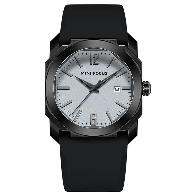MINI FOCUS 0248 unique China mens timepiece best Silicone strap Waterproof date display Simple Casual wrist watch