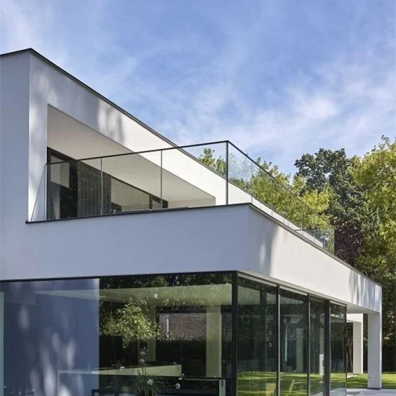 railings and handrails u channel glass PVC wood grain glass railing