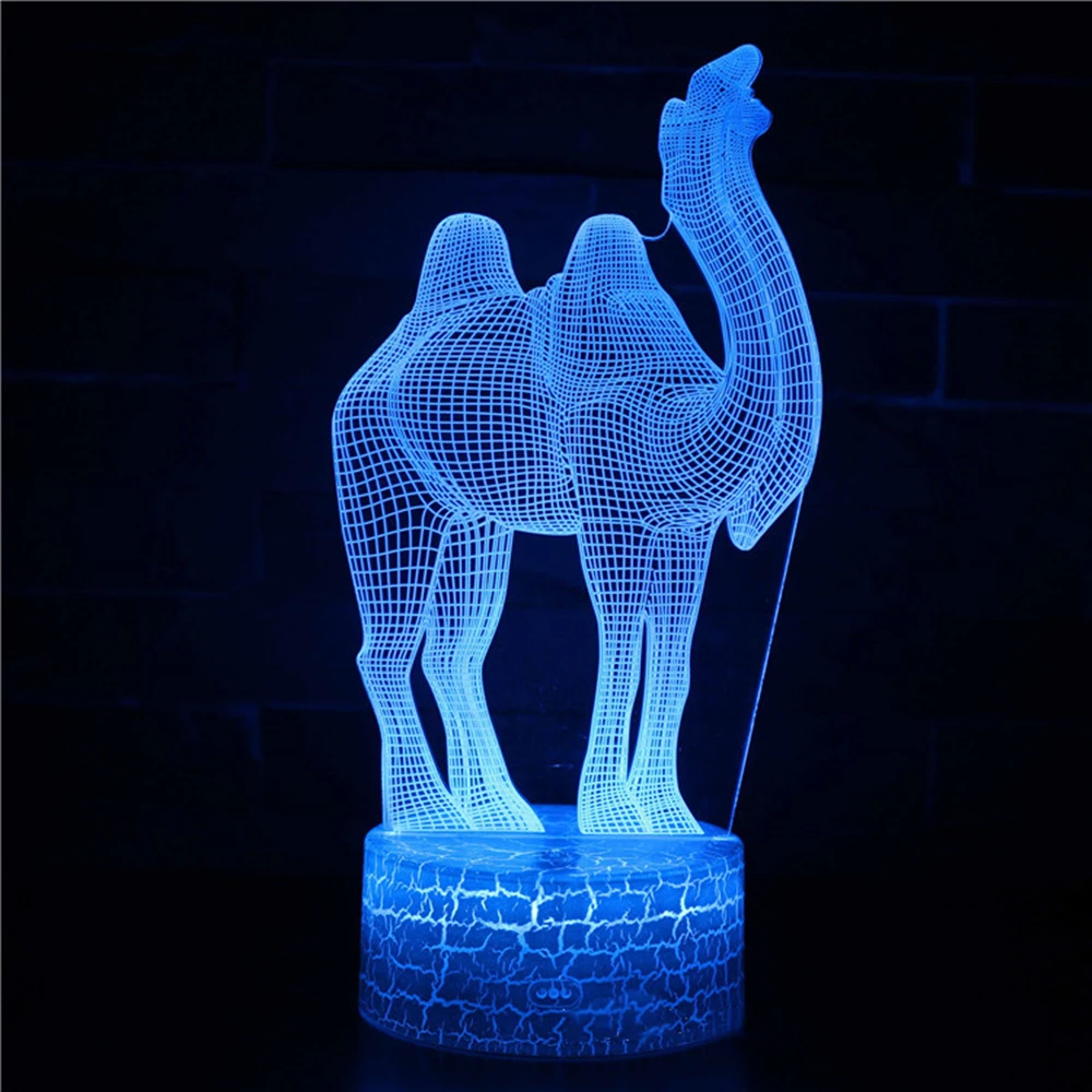 Giraffe Tiger Lion Polar Bear Kangaroo Penguin USB LED Night Light Lights Plug in Decorations Neon Manga Decoration Lighting for