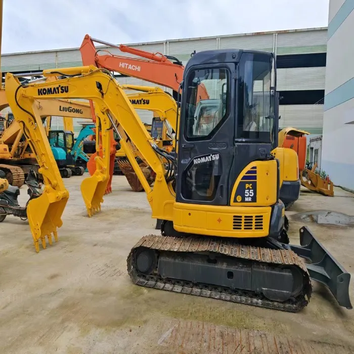 Real price Used Mini Excavator PC55 in Shanghai for Sale/Used Komatsu PC55mr Excavator MADE IN JAPAN
