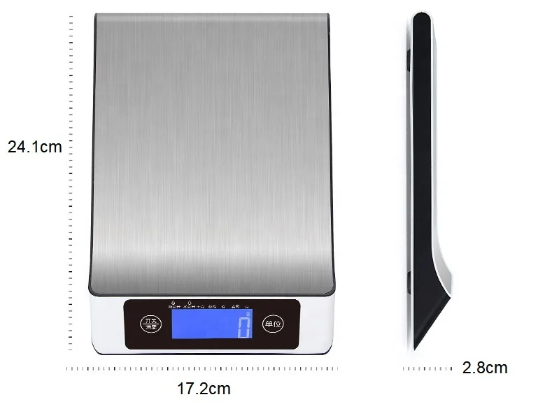 JS-2017 5kg/1g Electronic Digital Scale electronic weigh LCD Display Scale Jewelry  Scales