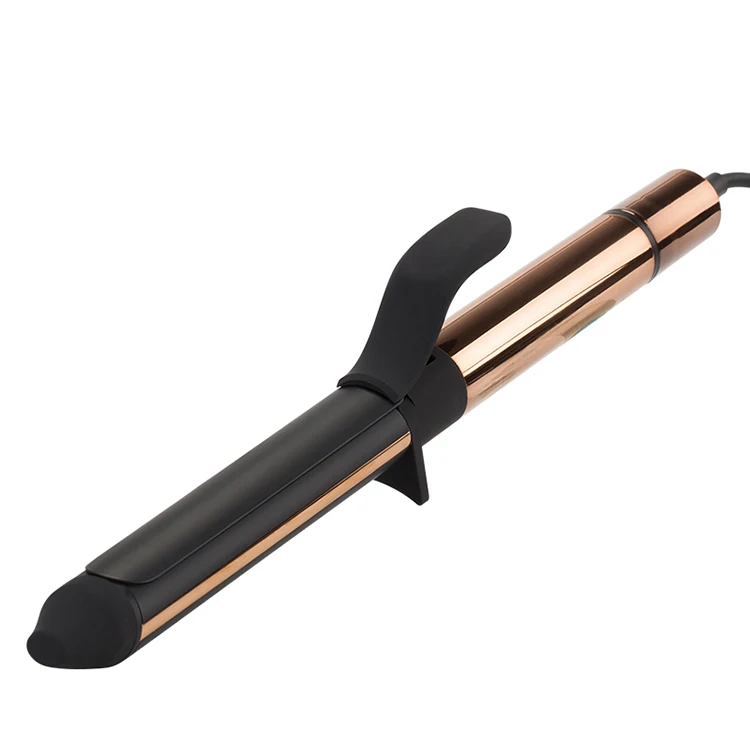 Professional 32mm 25mm Double PTC Fast Heat Rotating Hair Curling Iron Heat Titanium Hair Curling Iron Wand Curler