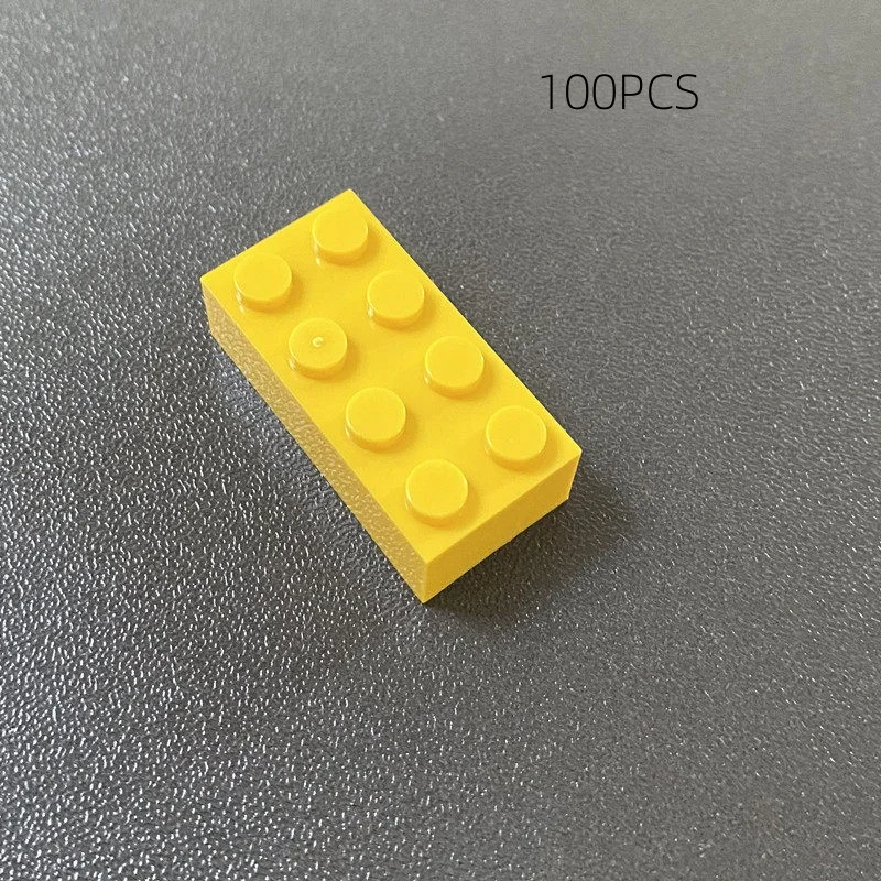 2x4 Building Blocks DIY Accessories 100PCS Plastic Gears Sets 3001 Multiple Colors Creative Set Teenagers Christmas Birthday