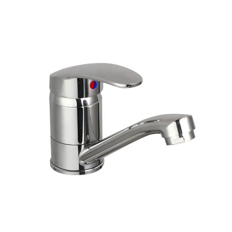 Wholesale Custom Price Hot Cold Water Aluminium Single Lever Faucet Kitchen Sink Taps