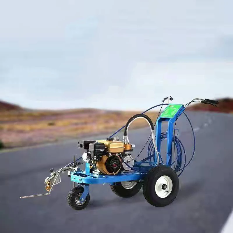 Hot Selling Paint Sprayer Gun Trafic Painting Coating Lane Line Striper Cold Plastic Road Marking Machine