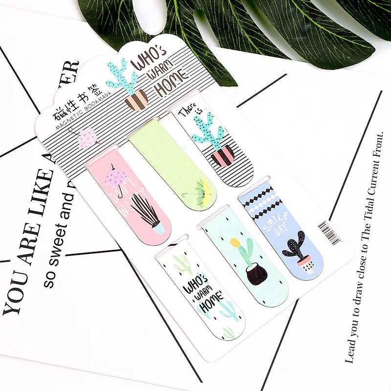 Promotional high end bookmark folding magnetic bookmark magnet bookmark